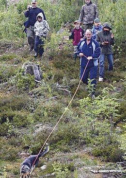 Gunnar H&aring;kansson var hundf&ouml;rare p&aring; blodsp&aring;ret.