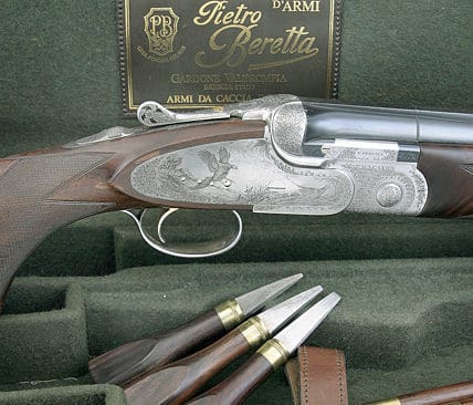 Beretta sidol&aring;sb&ouml;ssor som ingick i Widforss auktion.