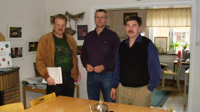 Håkan Andersson, Arne Asplund och distriktordförande Håkan Önneholm vid upptaktsmötet.