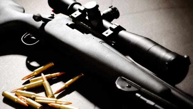 Den dömde mannen förvarade två repeterstudsare åt en kamrat som var utomlands. (arkivbild)