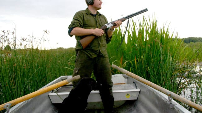 Båda jägarorganisationerna vill behålla förbudet mot blyhagel i våtmarker. Men Jägarnas Riksförbund vill tillåta jakt med blyhagel över djupa vatten.