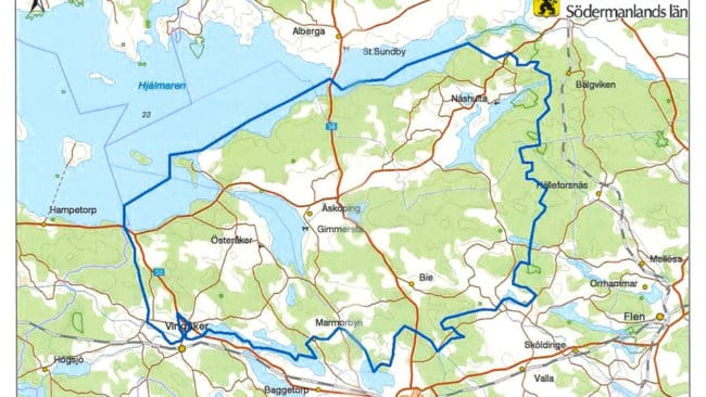 Skyddsjakten på vargarna och hybridvalparna i Bie har utökats geografiskt västerut, till att även innefatta delar av Vingåkers kommun.