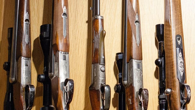 Flera jaktvapen stals från en villa vid Brattfors i Filipstad när ingen var hemma natten mot tisdagen. (Arkivbild)