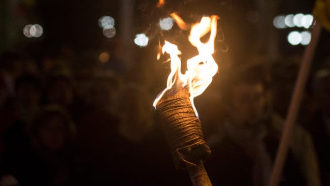 Det 12 november arrangeras fackeltåg för att hedra jakthundar som dödats av rovdjur. Sofie Rockmyr uppmanar jägare att gå med. (Arkivbild)