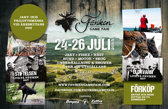 Sista annonsen för Fäviken Game Fair? Företaget Fäviken egendom har beslutat att sluta med jakt- och friluftsmässan.