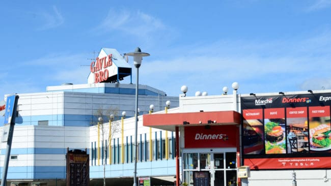 En varg blev påkörd och dödad av en lastbil i närheten av Gävle Bro på måndagskvällen.