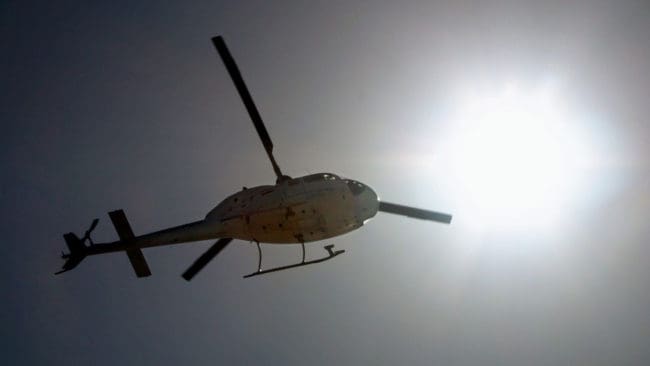Samer i Jämtland upplever sig förföljda av poliser i helikopter. (Arkivbild)
