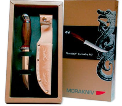 Exclusive, en av de handgjorda jaktknivmodellerna fr&aring;n Morakniv.