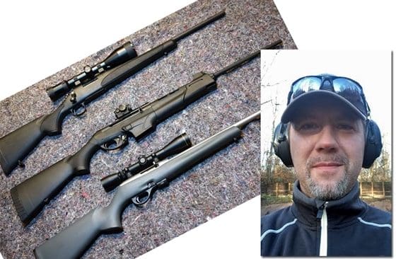 Toni Celan skriver om fulknepen från polisen och Jägareförbundet när de försöker stoppa licensgivning på halvautomaten Benelli MR1 (i mitten), som Naturvårdsverket godkänt för jakt.