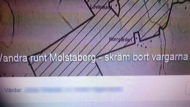 Initiativtagarnas ambition är att stoppa skyddsjakten på en varg på Molstabergs säteri i Gnesta.