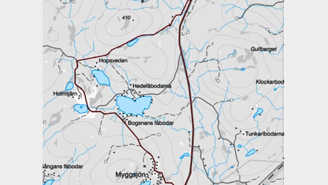 Vid 14-tiden idag var lapptyget uppspänt och hundarna släpptes i en såt cirka 16 kilometer söder om Borlänge. Skyddsjakten på Borlängevargen får bara pågå en dag i det utökade jaktområdet sydost om tätorten Idkerberget.