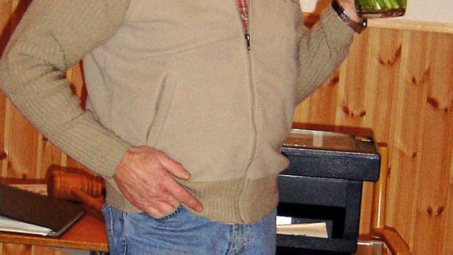 Karl-Erik Flink har varit aktiv i avdelningen i 30 år.