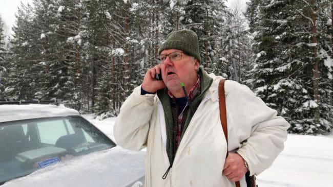 Roger Ericsson, en av jaktledarna i Olsj&ouml;reviret utanf&ouml;r Ludvika.