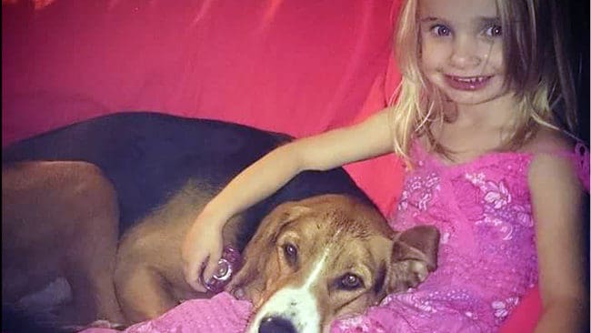 Sessan var också en kär familjehund och sorgen är stor för Emilia och hennes syster.