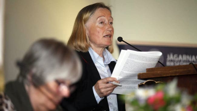 Solveig Larsson omvaldes som ordförande för Jägarnas Riksförbund i två år.