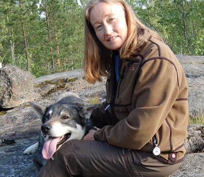 Solveig Larsson, f&ouml;rbundsordf&ouml;rande i J&auml;garnas Riksf&ouml;rbund.