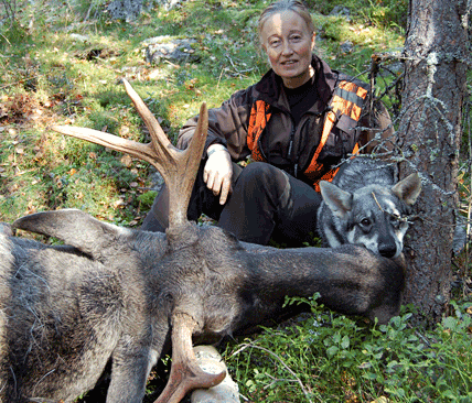 Solveig Larsson, f&ouml;rbunds&shy;ordf&ouml;rande f&ouml;r J&auml;garnas Riks&shy;f&ouml;rbund.