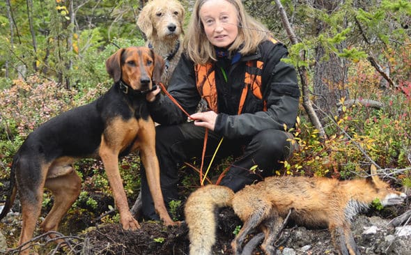 Solveig Larsson, f&ouml;rbundsordf&ouml;rande f&ouml;r J&auml;garnas Riks&shy;f&ouml;rbund.