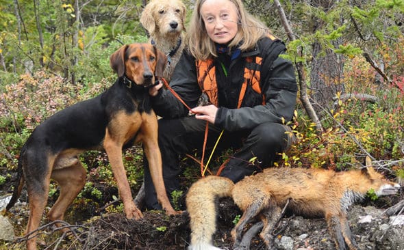 Solveig Larsson, f&ouml;rbundsordf&ouml;rande i J&auml;garnas Riks&shy;f&ouml;rbund.
