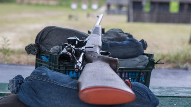 Farväl till vapnen. En jägarprofil i Västmanland, som bland annat varit skytteinstruktör, är åtalad för vapenbrott och polisen har tagit hans åtta gevär. (Arkivbild)
