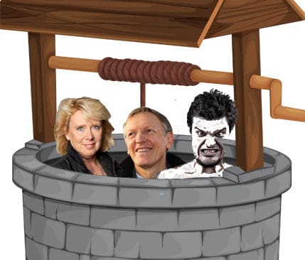 Ek, Potocnik och Brunnsgubben. &Auml;r den p&aring; riktigt, konflikten mellan EU och regeringen? Nej, det &auml;r den inte, tror Jakt & J&auml;gares Mikael Moilanen, lika lite som Brunnsgubben.