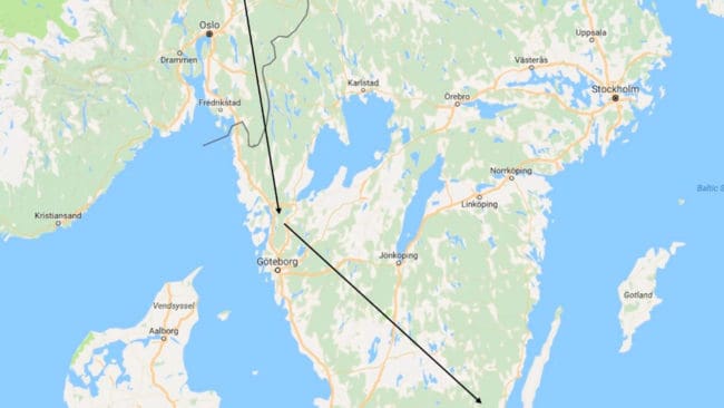 Vargen i Blekinge har vandrat ner från Dalarna, visar DNA-analys av vargspillning.