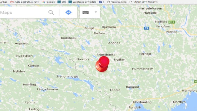 Vargparets har i helgen spårats i trakterna av Norrfors och Nyåker nordväst om Nordmaling.