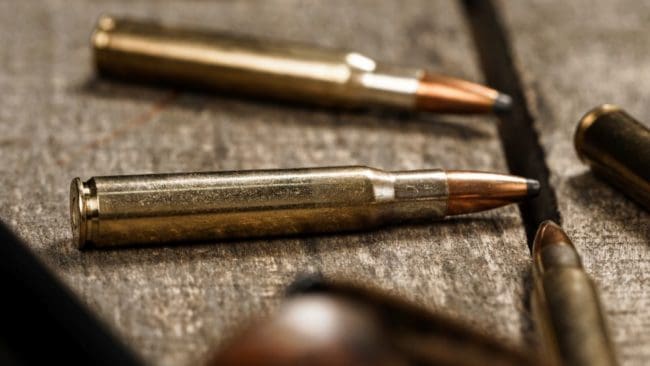 Den åtalade mannen förvarade ett kulvapen och ett hundratal patroner i sitt hem utan att inneha licens.(Arkivbild)