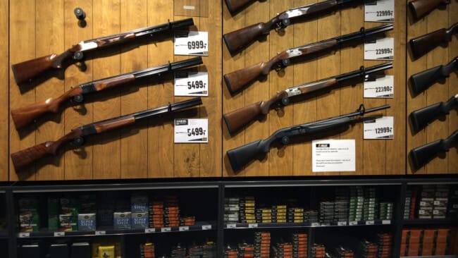 gevär i vapenhandel